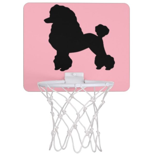1950's Pink Poodle Skirt Mini Basketball Hoop