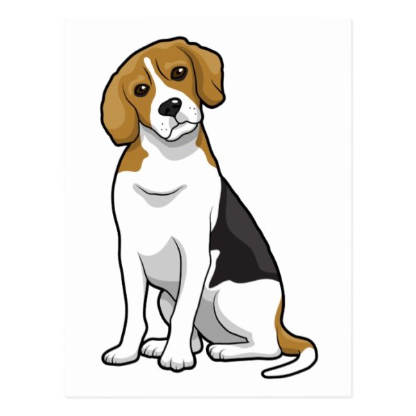 Adorable Beagle Postcard