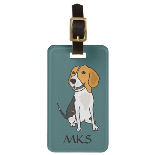 AK- Awesome Beagle Luggage Tag