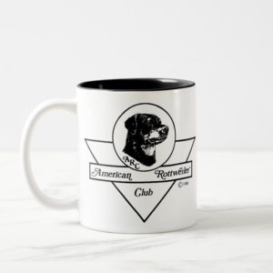 American Rottweiler Club Logo Two-Tone Coffee Mug
