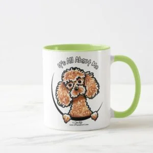Apricot Toy Miniature Poodle IAAM Mug