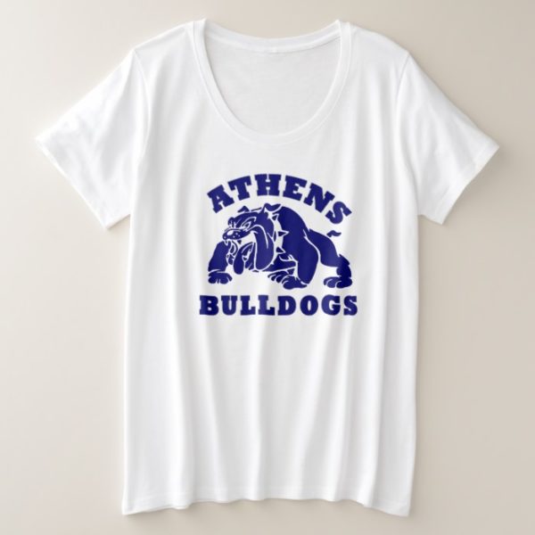 Athens Bulldogs plus size t-shirt