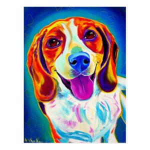 Beagle #6 postcard