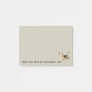 Beagle Buzz Post-it Notes