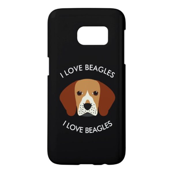 Beagle Dog Breed Theme Samsung Galaxy S7 Case