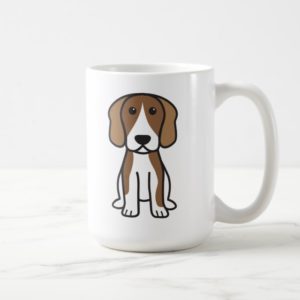 Beagle Dog Cartoon Coffee Mug