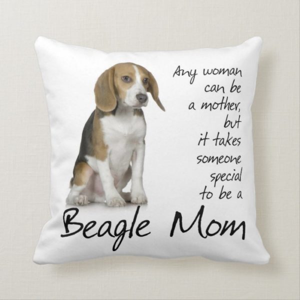 Beagle Mom Pillow