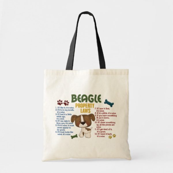 Beagle Property Laws 4 Tote Bag