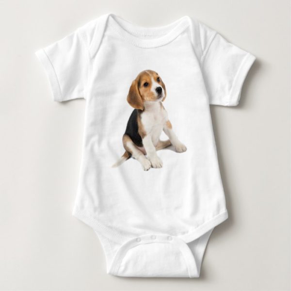 Beagle Puppy Baby Bodysuit