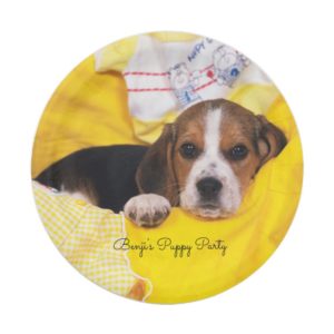 Beagle Puppy Paper Plates