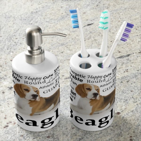 Beagle Traits Bathroom Set