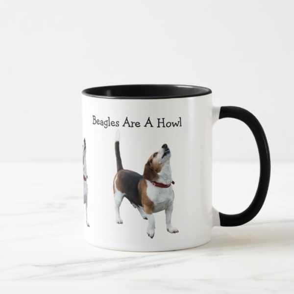 Beagles Are A Howl Funny Dog Mug
