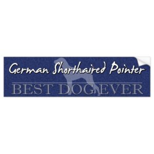 Best Dog German Shorthaired Pointer Bumper Sticker