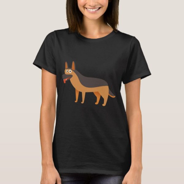 Big Cute German Shepherd T-Shirt