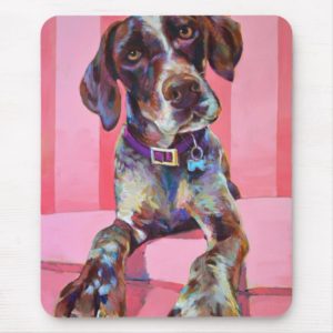 Big Hank the German Shorthaired Pointer Mouse Pad