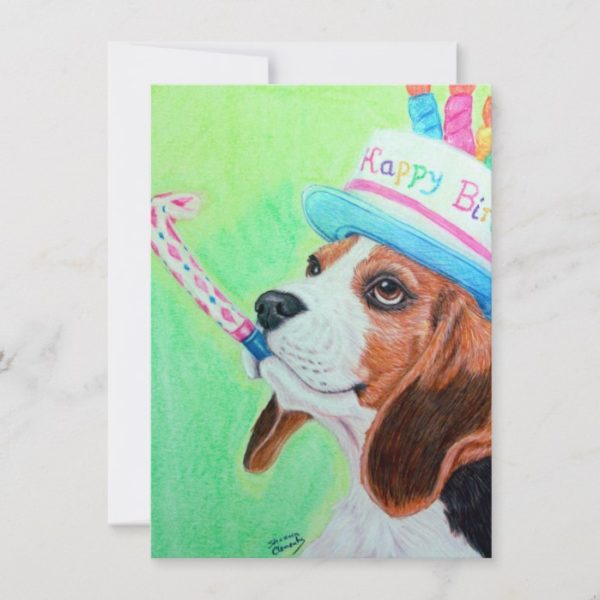 Birthday Beagle Card