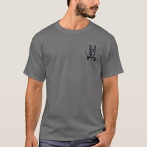 Black German Shepherd IAAM Pocket T-Shirt