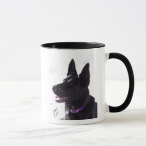 Black German Shepherd Mug