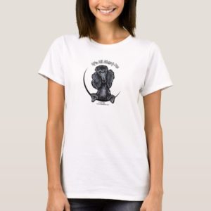 Black Standard Poodle IAAM T-Shirt
