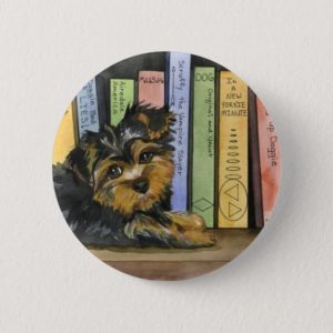 Book Shelf Cutie Pinback Button