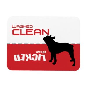 Boston Terrier French Bulldog Dishwasher Magnet