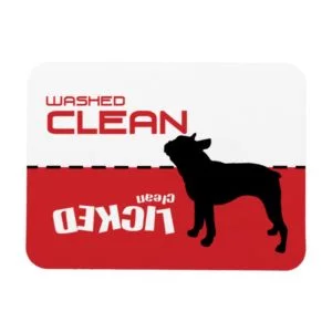 Boston Terrier French Bulldog Dishwasher Magnet