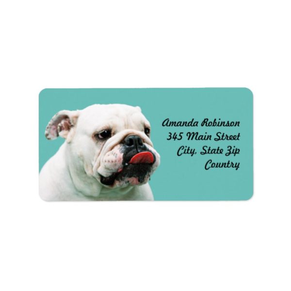 Bulldog Address Label