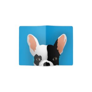 Bulldog art - french bulldog passport holder
