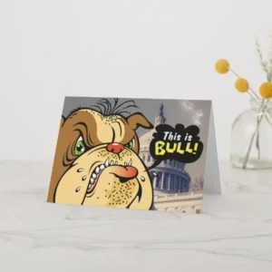 Bulldog Get Well Card
