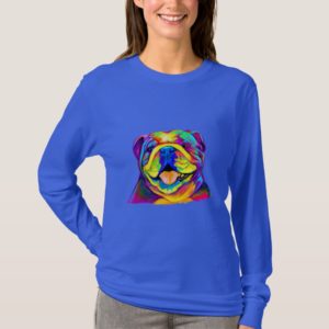 Bulldog in Colors T-Shirt