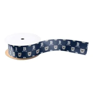 Butler University Bulldog Logo Satin Ribbon