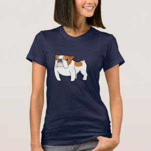 Cartoon Bulldog (red piebald) T-Shirt
