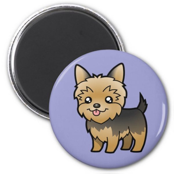 Cartoon Yorkshire Terrier (puppy cut) Magnet