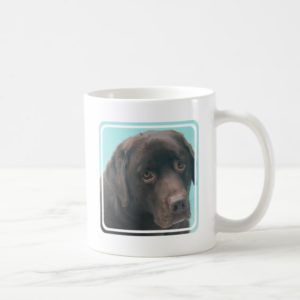 Chocolate Lab Dog Coffee Mug