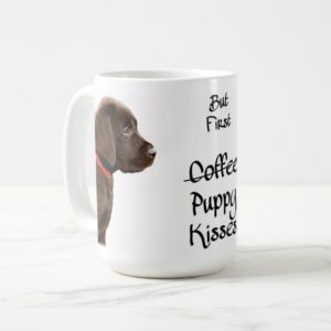 Chocolate Labrador Puppy Coffee Mug
