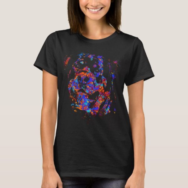Colorful Rottweiler  - Metzgerhund T-Shirt