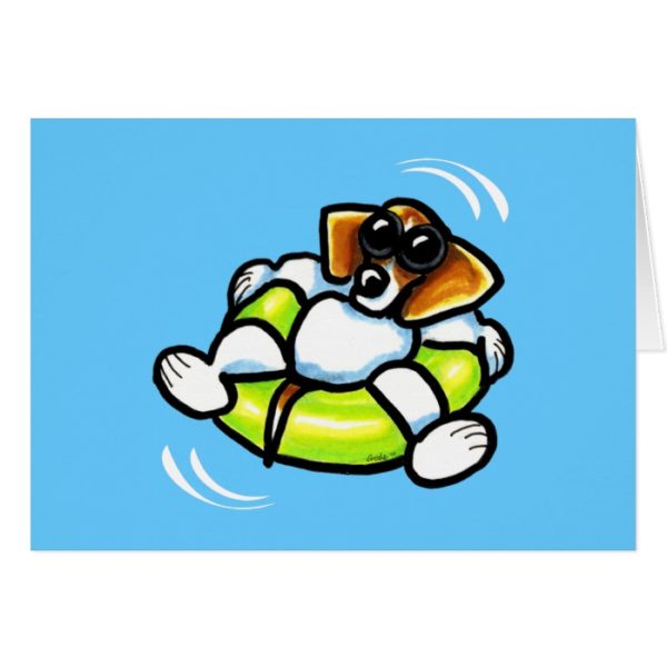 Cool Beagle Pool Float Off-Leash Art™