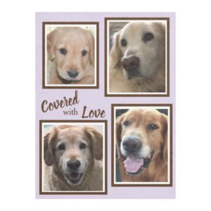 Covered with Love Golden Retriever Blanket