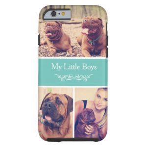 Custom Pet Dog Instagram Photo Collage Case-Mate iPhone Case