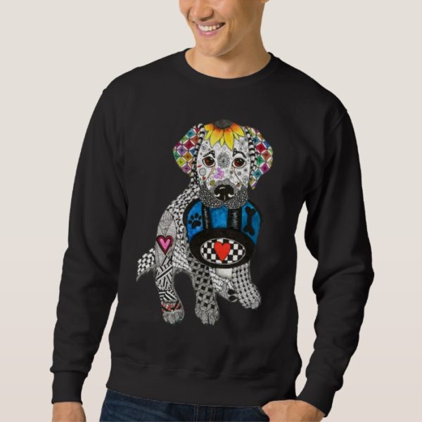 Cute and Colorful Labrador Retriever Sweatshirt