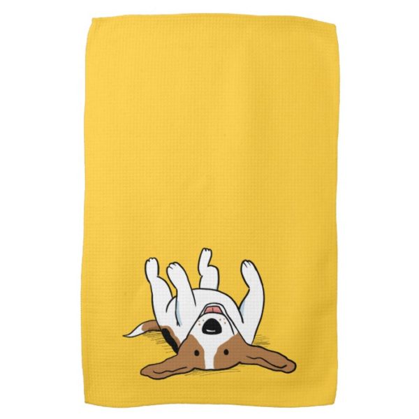 Cute Beagle Cartoon Dog Adorable Animal Lover's Kitchen Towel