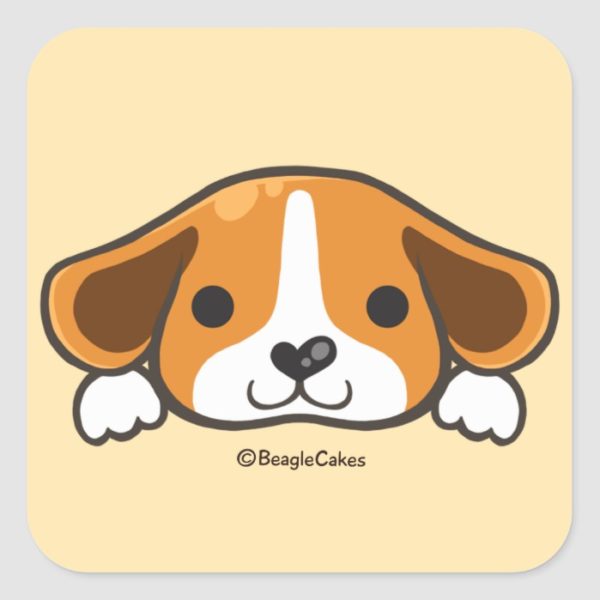 Cute Beagle Sticker