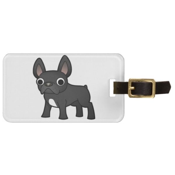 Cute French Bulldog Luggage Tag