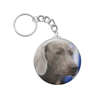Cute Weimaraner  Keychain