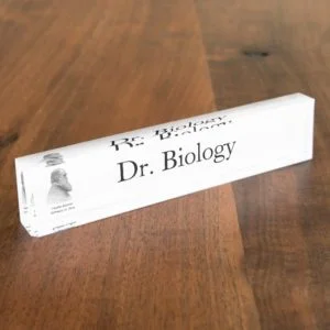 Darwin Desk Name Plate