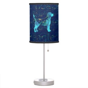Decorative Beagle  dog Table Lamp