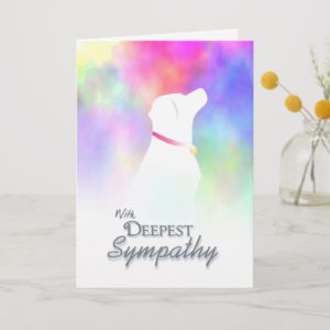Deepest Sympathy - Dog Loss Dog Sympathy Card