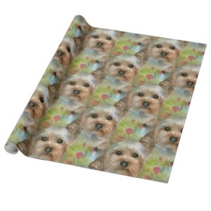 Dog 117 Yorkie Wrapping Paper
