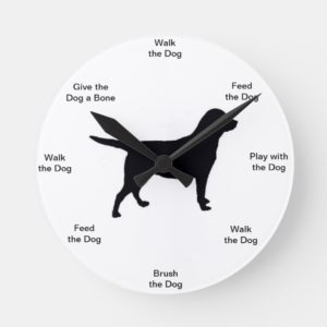 Dog Time Wall Clock