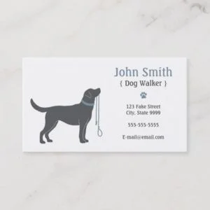 Dog Walker Business Card